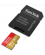 SANDISK MICRO SD 64 GB EXTREME C/ADAP CLASS 10 160MBs