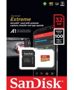 SanDisk  32GB 100MB/S Extreme UHS-i Card With Adapter 